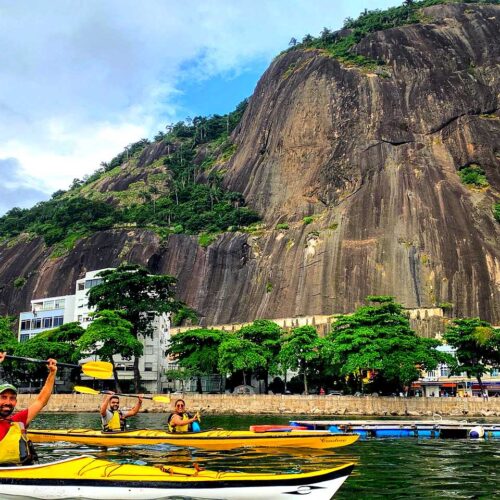 Sea kayaking tour in Rio