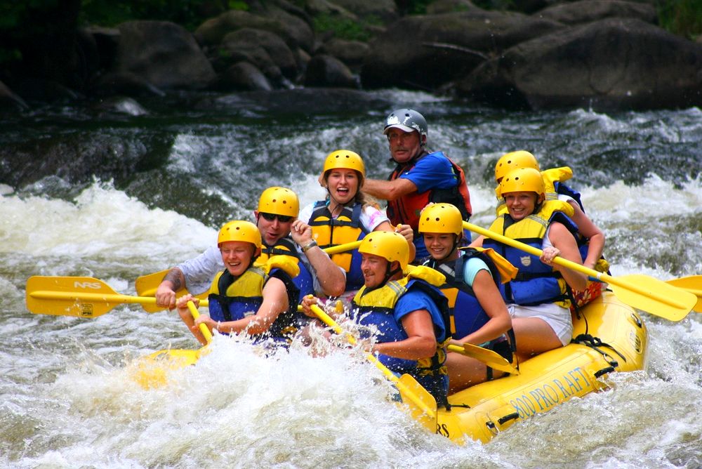 River rafting is the most breathtaking of the water activities in Rio
