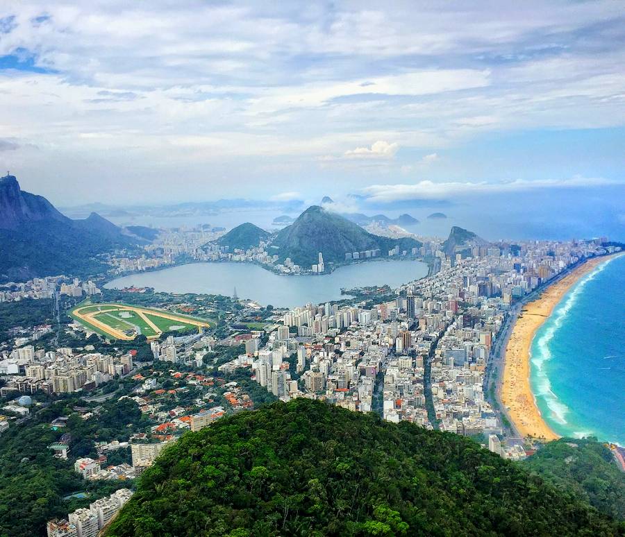 vista do Morro dos Dois Irmãos