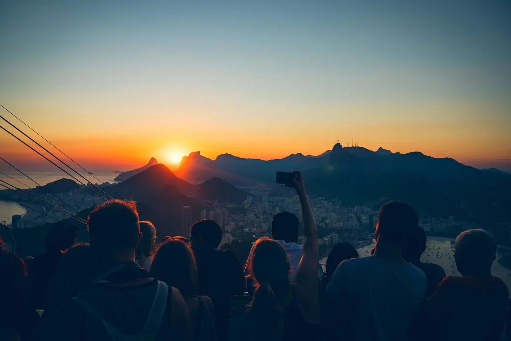 Coucher de soleil au sommet du Pain de Sucre